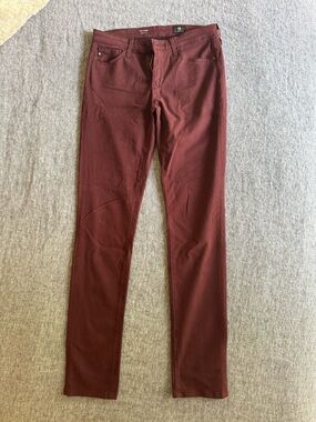 AG Stretch Jeans in Deep Wine - Skinny